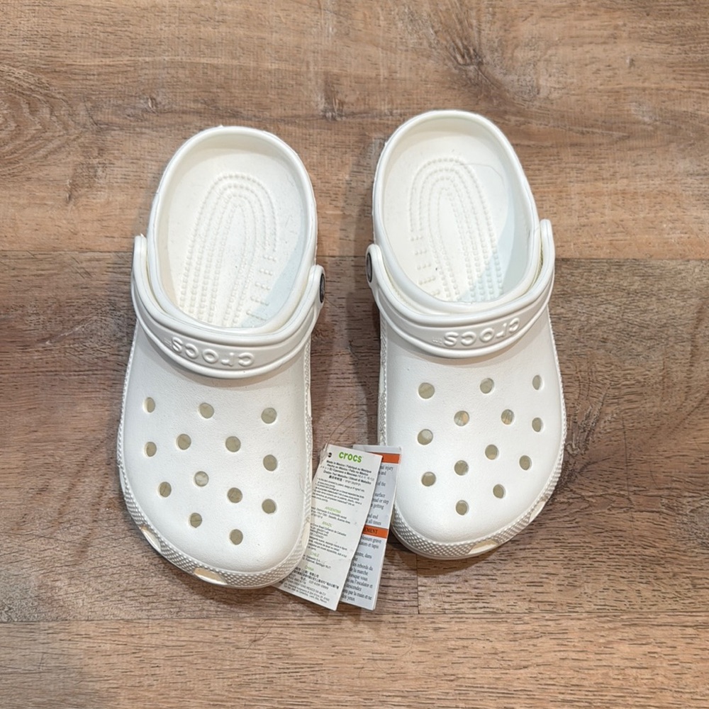 Crocs Classic White Clogs